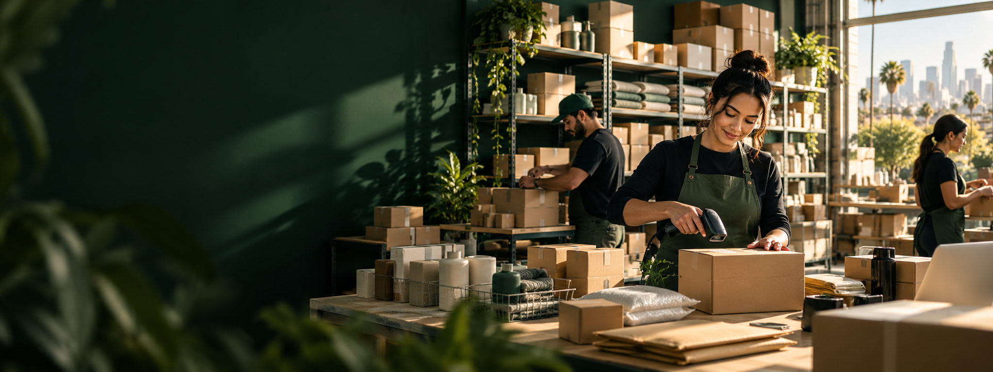 Organized e-commerce fulfillment operation in California